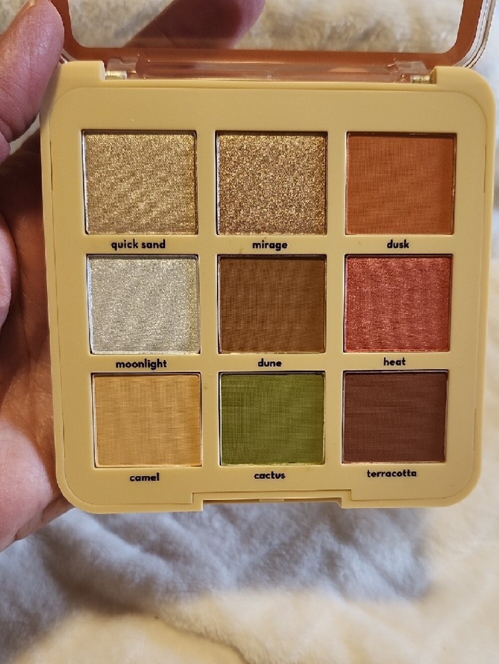 the Crème Shop Desert Springs 9-Color Eyeshadow Palette - Warm Neutrals